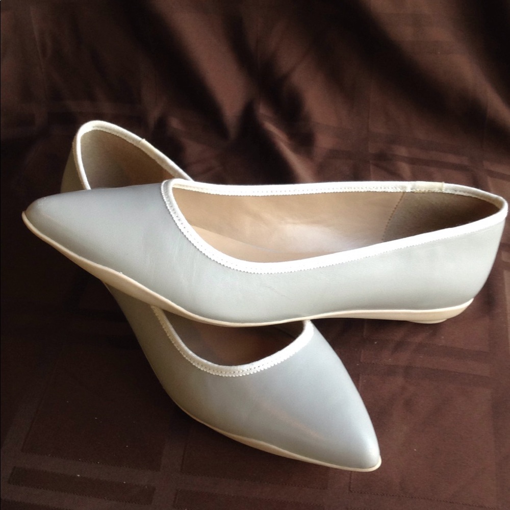 Logo by Lori Goldstein Pointed Toe Ballerina Flats
